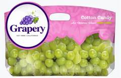 Fresh Cotton Candy Seedless Green Grapes in Bag