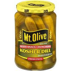 Mt. Olive Petite Snack Crunchers Dill Pickles - 24 fl oz