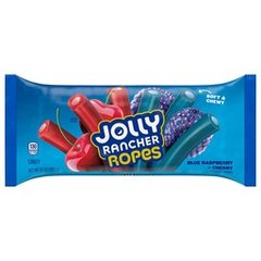 Jolly Rancher Blue Raspberry & Cherry Ropes, 10 oz