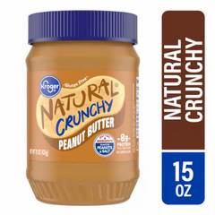 Kroger Natural Peanut Butter Crunchy
