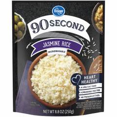 Kroger 90 Second Jasmine Rice Pouch