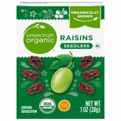 Simple Truth Organic Seedless Raisins Mulitpack