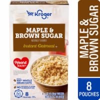 Kroger Maple and Brown Sugar Instant Oatmeal