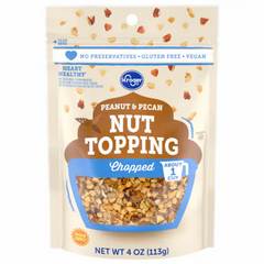 Kroger Chopped Peanut and Pecan Nut Topping