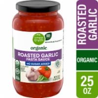 Simple Truth Organic No Sugar Added Roasted Garlic Pasta Sauce