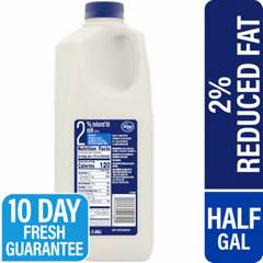 Kroger 2% Reduced Fat Milk Half Gallon