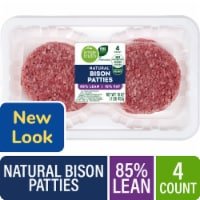 Simple Truth 85/15 Natural Bison Patties