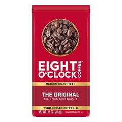 Eight O'Clock Coffee Original Whole Bean Medium Roast Arabica Coffee 11 oz