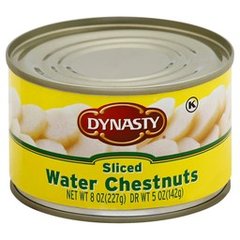Shirakiku Water Chestnuts Sliced 8 oz Contains Chestnuts Does Not Contain Dairy