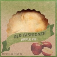 Old Fashioned Apple Pie with Juicy Apple Filling Baked in Flaky Crust 4 oz