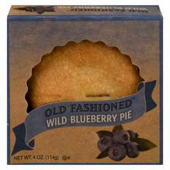 Old Fashioned Blue Berry Baked Pie 4 oz (114g) Kosher Contains Milk Paperboard Box New