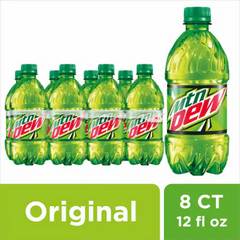 Mountain Dew Soda Bottles