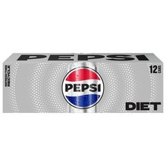 Pepsi Diet Soda Cola 12 fl oz 12 Count 12 ea