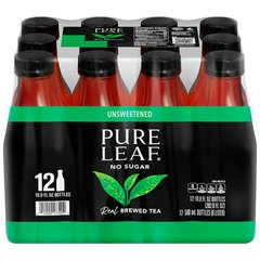 Pure Leaf Unsweetened Black Iced Tea Multipack Bottles