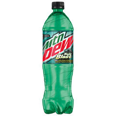 Mountain Dew Baja Blast Soda Tropical Lime 1 25 Liter 1 32 qt