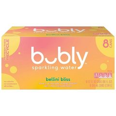 Bubly Bellini Bliss Flavored Sparkling Water Cans