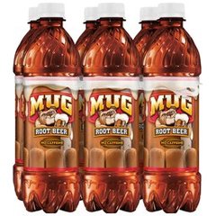 Mug Soda Root Beer 16.9 fl oz 6 Count 6 ea