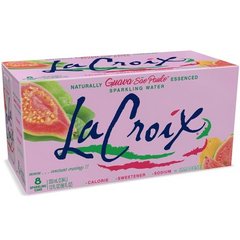LaCroix Guava Sao Paulo Sparkling Water, 12 Fl Oz, 8 Count Cans