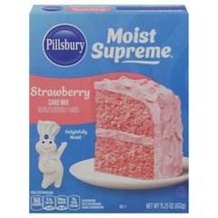 Pillsbury Moist Supreme Strawberry Cake Mix, 15.3 oz