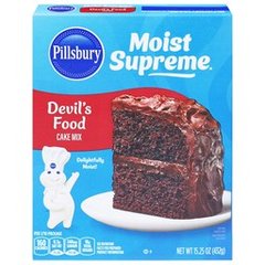 Pillsbury Moist Supreme Devil's Food Cake Mix 15.25 oz Box