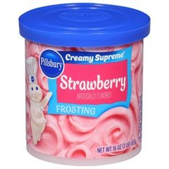 Pillsbury Creamy Supreme Strawberry Frosting, 16 oz