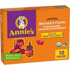 Annie's Bernie's Farm Fruit Flavored Snacks Organic 10 0.7 oz 7 oz