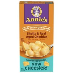 Annie's Organic Shells and Real Aged Cheddar Cheese