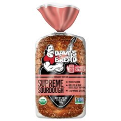 Dave's Killer Bread Supreme Sourdough, Organic Seeded Sourdough Bread, 25 oz Loaf