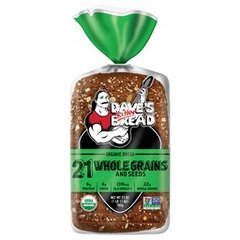 Dave's Killer Bread 21 Whole Grains & Seeds Organic Sliced Bread, 27 oz