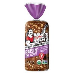 Dave's Killer Bread Raisin' The Roof Cinnamon Raisin Organic Breakfast Sliced Bread, 18 oz