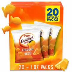 Goldfish Cheddar Crackers Multipack, 20 ct