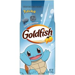 Goldfish Pokemon Squirtle Cheddar Cheese Baked Snack Crackers