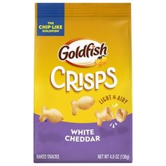 Goldfish White Cheddar Crisps - 4.8oz: No Artificial Colors, No High Fructose Corn Syrup