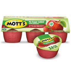 Mott's No Sugar Added Strawberry Applesauce
