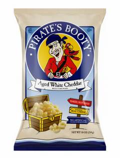 Pirate's Booty Aged White Cheddar Cheese Puff Snack 10 oz 10 oz