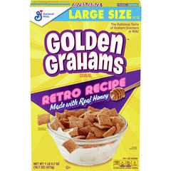 General Mills Golden Grahams Large Size Cereal
