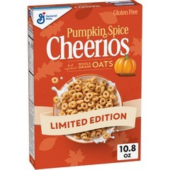 Cheerios Limited Gluten Free Pumpkin Spice Whole Grain Oat Cereal