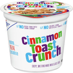 Cinnamon Toast Crunch Breakfast Cereal Cup, Single Serve Cereal, 2 oz