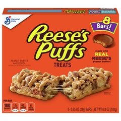 General Mills Reese's Puffs Treats Bars, 8 ct