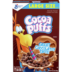 Cocoa Puffs Chocolate Breakfast Cereal with Whole Grains 15.2 oz 15.2 oz Box