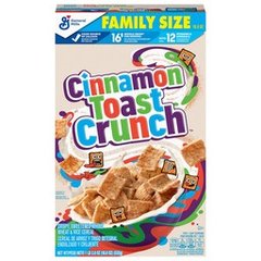 General Mills Cinnamon Toast Crunch Cereal - Family Size, 18.8 oz