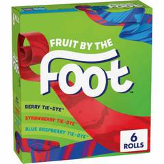 Betty Crocker Fruit by the Foot Fruit Flavored Snacks Variety Pack 0.75 oz 6 Count 4.5 oz