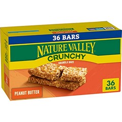 Nature Valley Crunchy Granola Bars Peanut Butter 1.49 oz 18 ct 36 Bars 18 ea Box