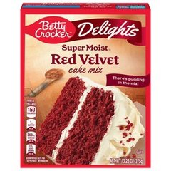 Betty Crocker Delights Super Moist Red Velvet Cake Mix