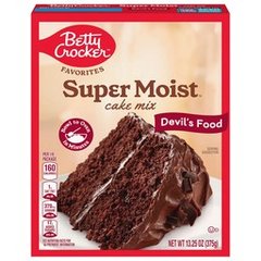 Betty Crocker Super Moist Devil's Food Cake Mix, 13.25 oz