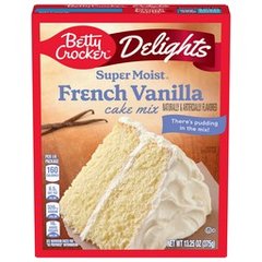 Betty Crocker Super Moist French Vanilla Cake Mix, 13.25 oz