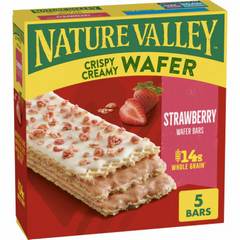 Nature Valley Wafer Bars Strawberry 5 1.3 oz Bars 6.5 oz