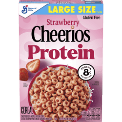 Cheerios Protein Strawberry Cereal Large Size 11.2 oz