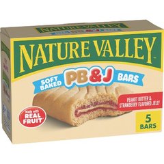 Nature Valley Soft-Baked Peanut Butter & Jelly Strawberry Snack Bars - 9.75oz/5ct