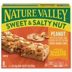 Nature Valley Sweet & Salty Nut Peanut Chewy Granola Bars 1.2 oz 6 Count 7.4 oz
